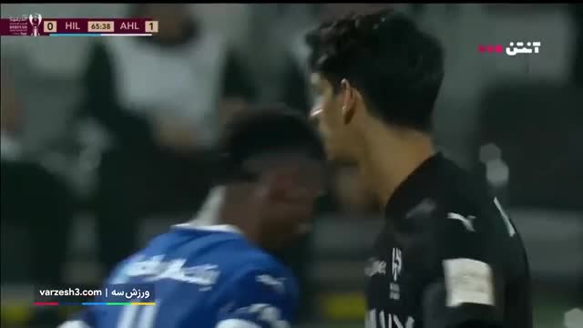 روبرتو فیرمینو زننده گل اول الاهلی به الهلال در دقیقه 66