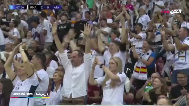 اولین گل کیلیان امباپه در اولین بازی با پیراهن رئال مادرید دقیقه 68