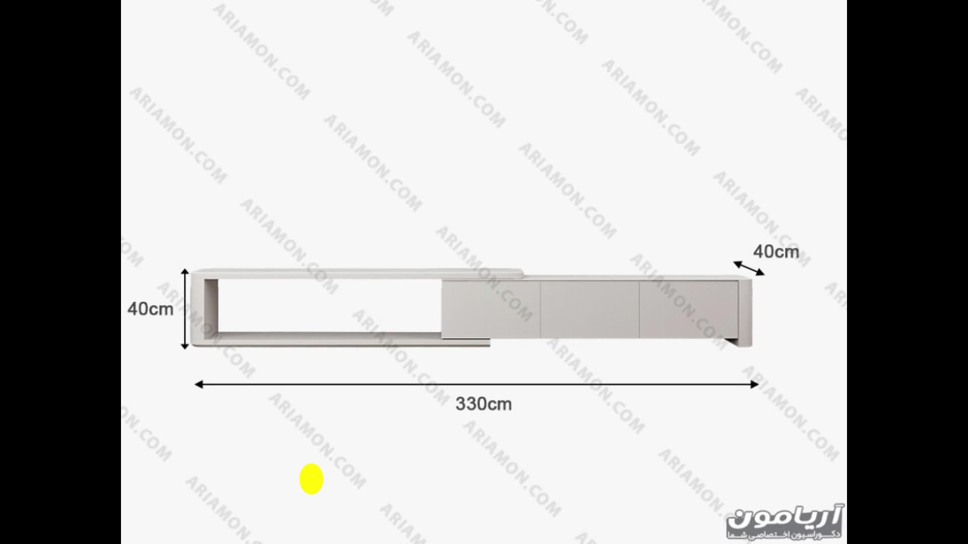 تلویزیون متحرک مدرن و منحصر به فرد