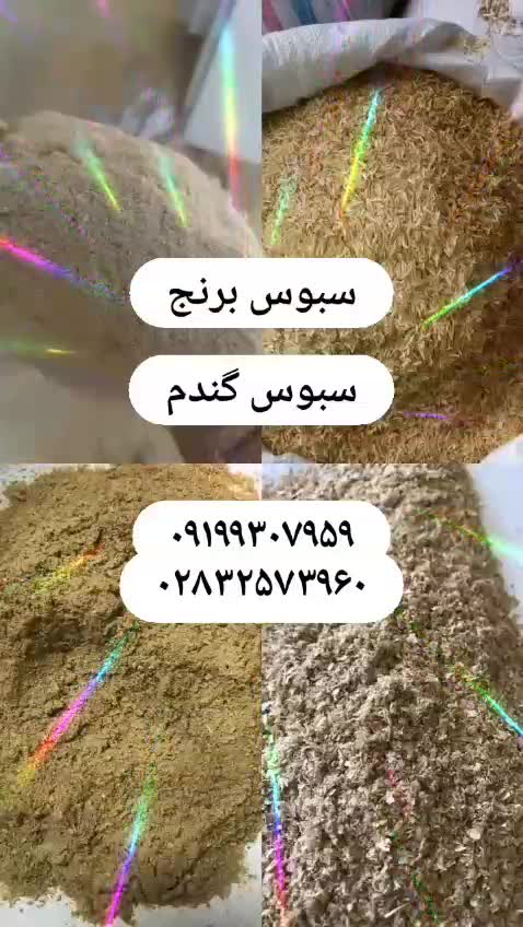 فروش سبوس گندم - فروش سبوس برنج