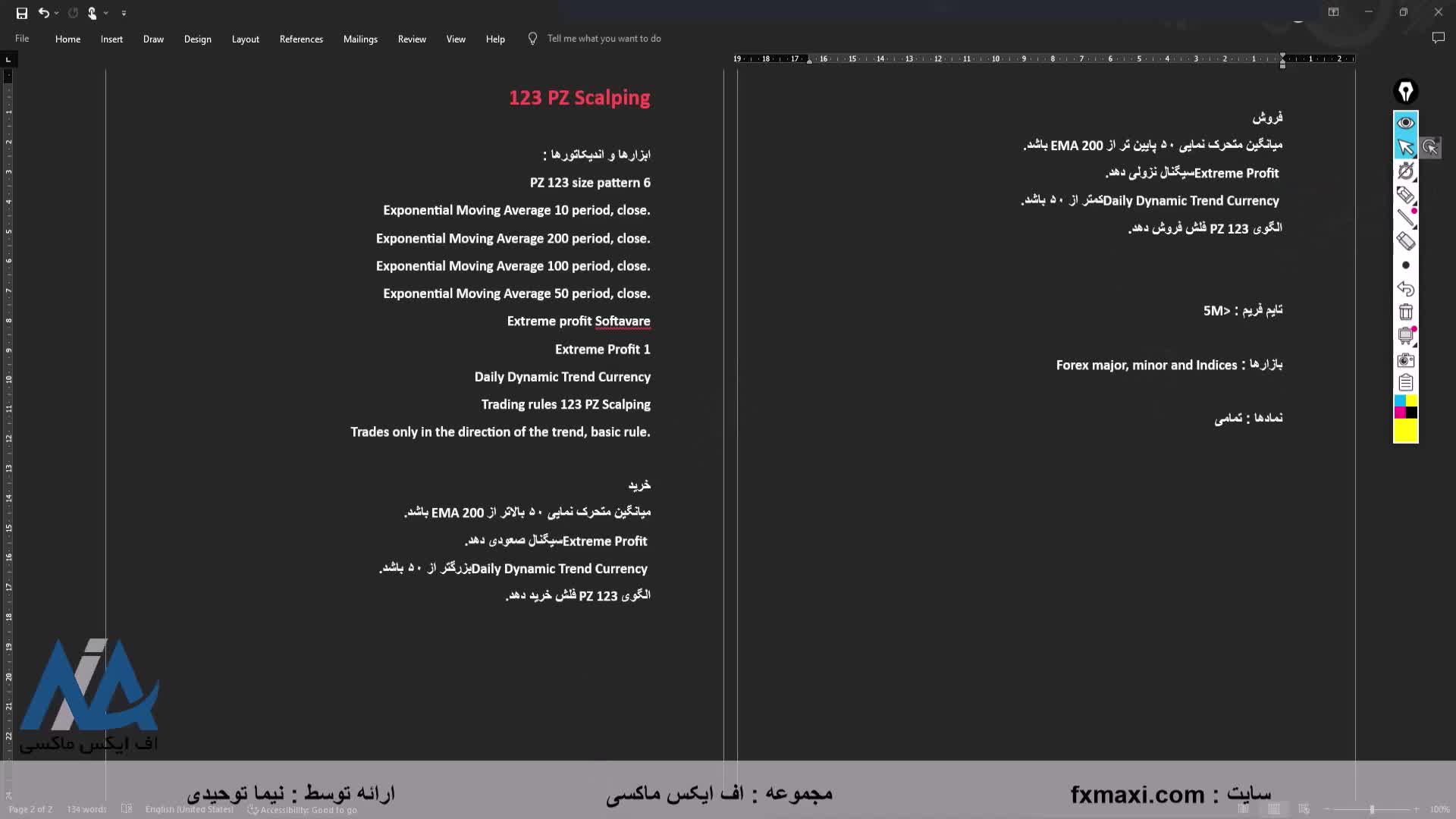 آموزش استراتژی پارابولیک سار فارکس – بررسی استراتژی اسکالپ فارکس | ویدئو شماره 531