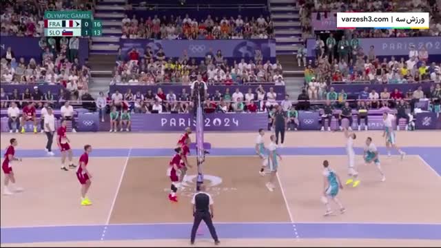 خلاصه بازی والیبال فرانسه 2 - اسلوونی 3 چارچوب رقابت‌های المپیک
