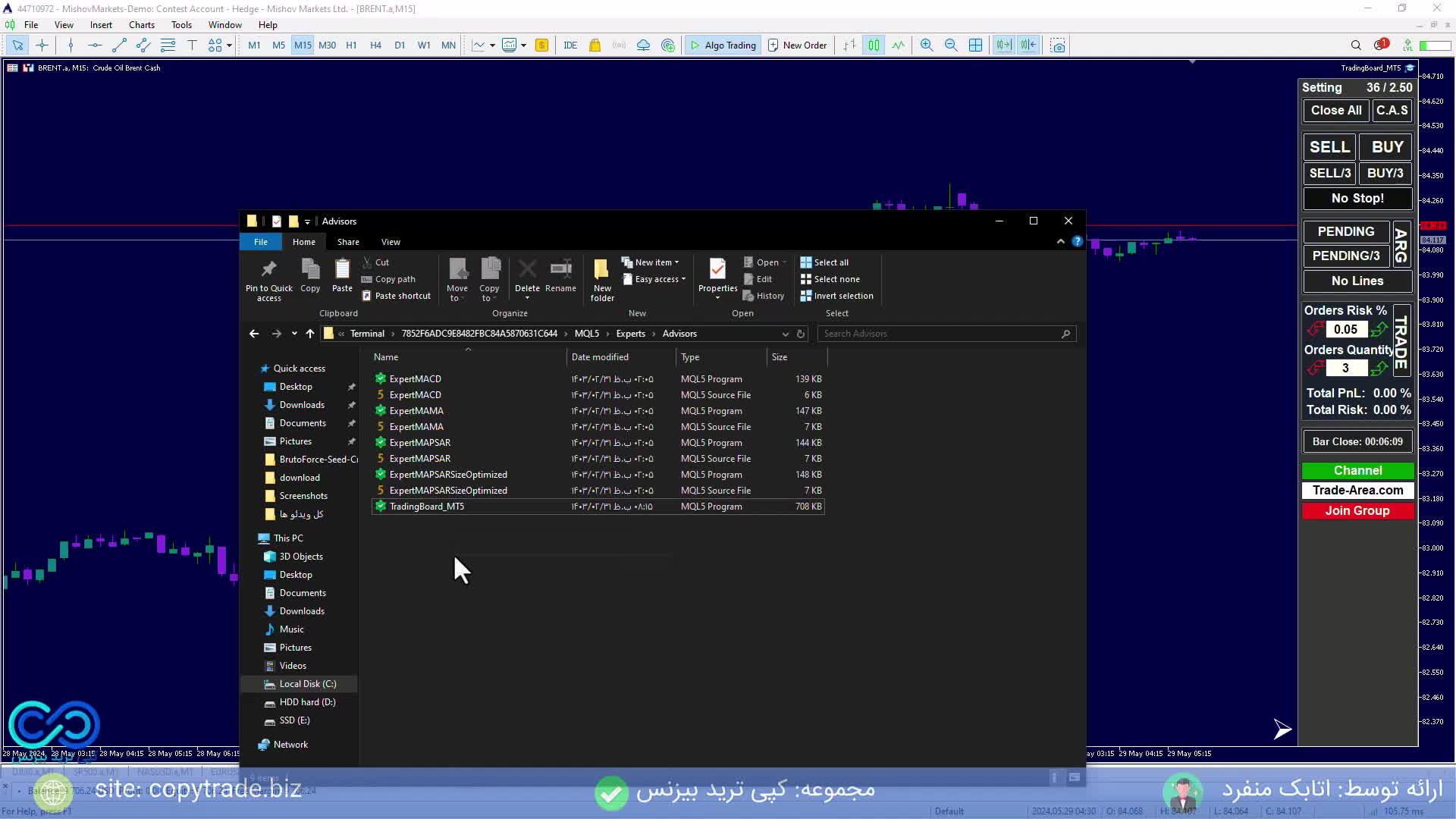 راهنمای اضافه کردن اندیکاتور به متاتریدر [4 و 5آموزش کامل برای مبتدیان
