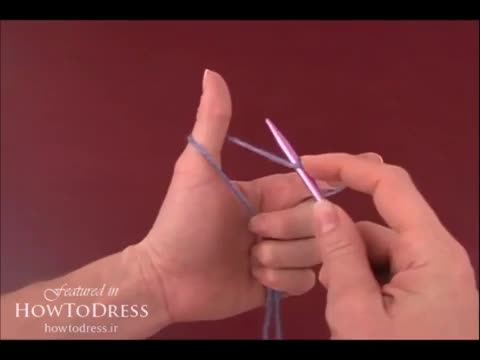 آموزش آسان بافتنی: آموزش سر انداختن در بافتنی