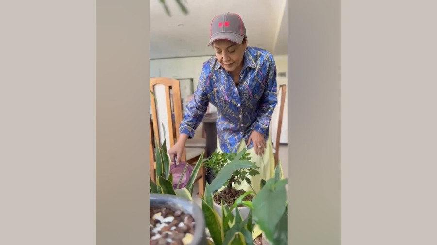 ویدئوی از زنده یاد زهره حمیدی از حال جسمانی اش بعد از شیمی درمانی