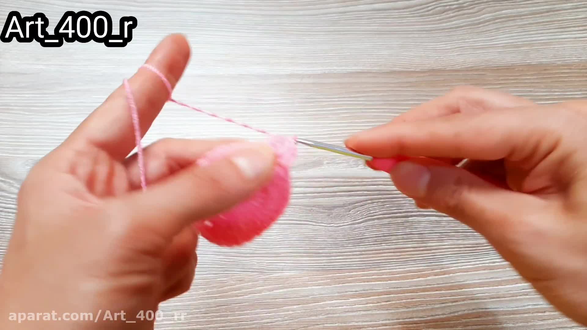 آموزش ساده بافت لیف حمام | روش بافت لیف بافتنی با قلاب