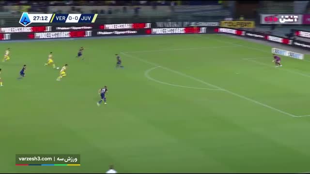 خلاصه بازی فوتبال هلاس ورونا - یوونتوس چارچوب رقابت‌های سری آ