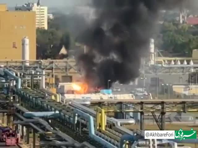   آتش‌سوزی در بزرگ‌ترین تاسیسات شیمیایی آلمان