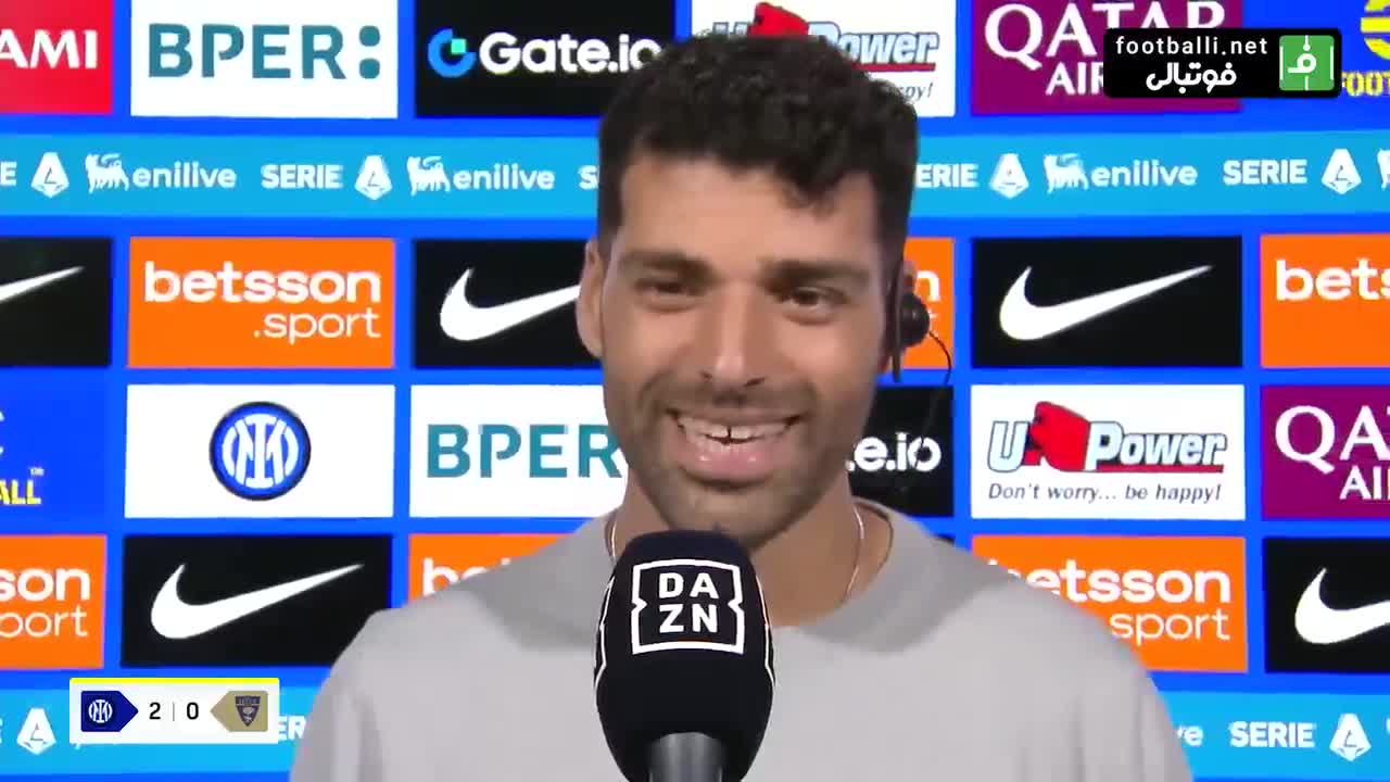   سورپرایز جالب در مصاحبه شبکه خارجی؛ خیرمقدم استراماچونی به مهدی طارمی به زبان فارسی!