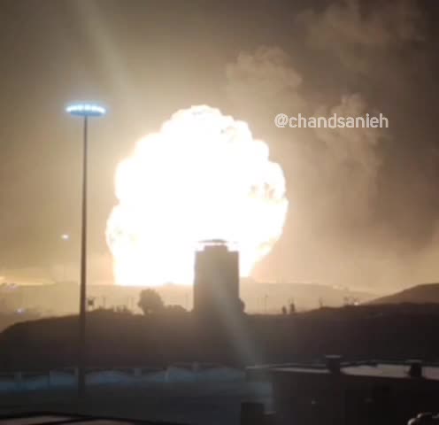   فوری؛ انفجار عظیم چندین تریلر نفتکش در پایانه مرزی قصرشیرین