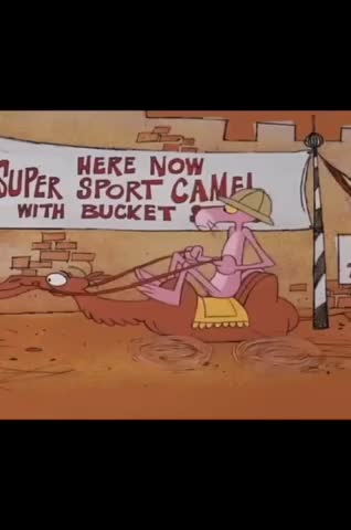   شُتر اسپرت با سرعت بالا؛ قسمتی از پلنگ صورتی که ندیده‌اید!