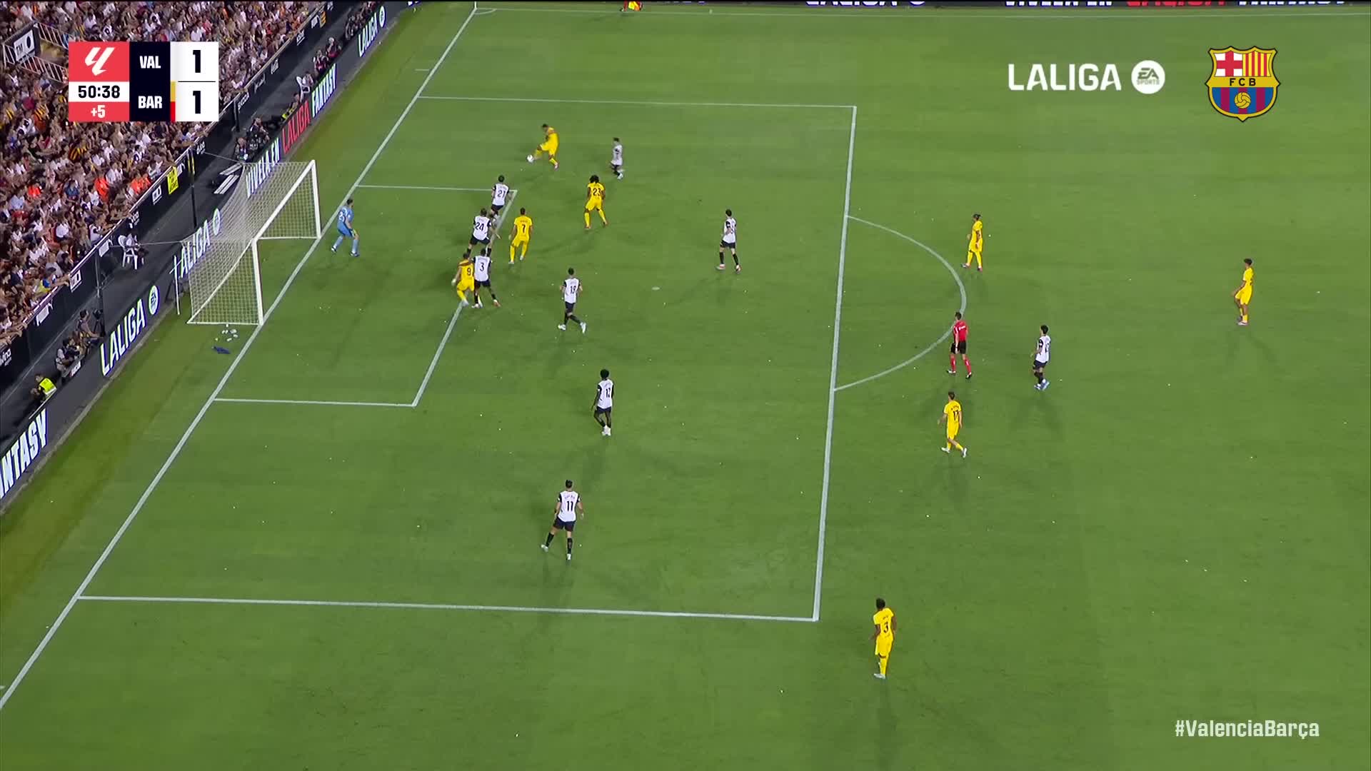 لالیگا : والنسیا 1-2 بارسلونا