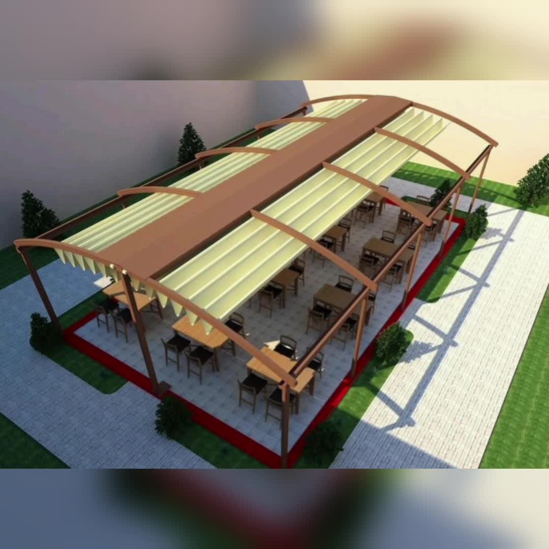 زیباترین و بهترین سقف برقی کافیشاپ تالار