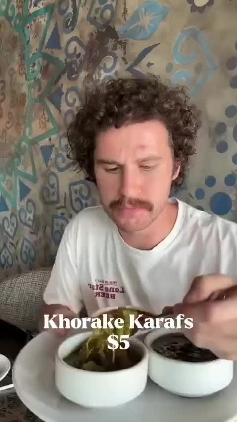   ذوق‌زدگی یک آمریکایی از خوردن کباب ایرانی