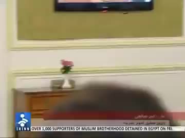   شوخی بامزه روحانی و ظریف با فراموش‌کاری علی اکبر صالحی در مراسم تودیع و معارفه