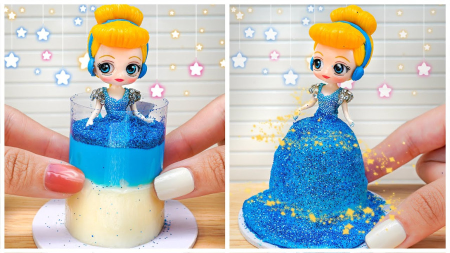 کیک دخترونه: ایده تزیین کیک پرنسس دیزنی