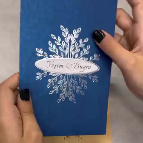 کارت عروسی الماس مدل نیلسو کد 360