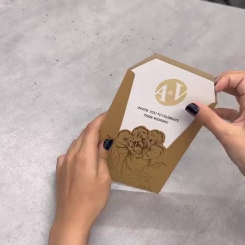 کارت عروسی الماس مدل آپادانا کد 433