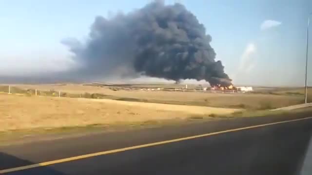   آخرین ویدیو از تداوم آتش‌سوزی انبار نفت «اطلس» روستوف روسیه بعد ازحمله پهپادی اوکراین