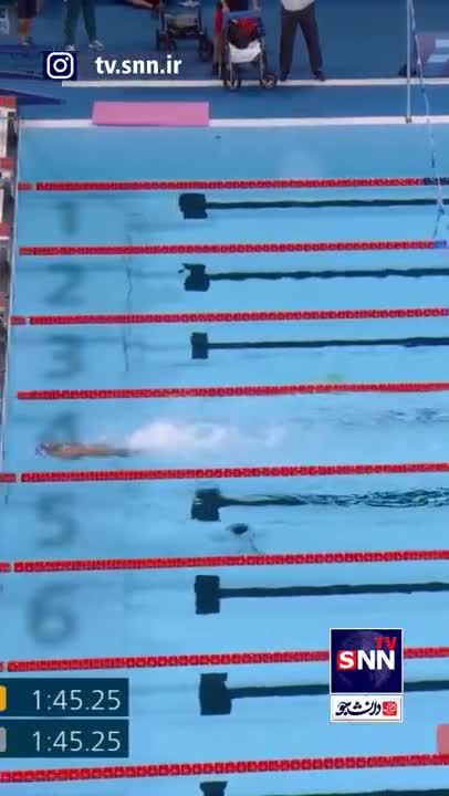   شگفتی‌سازی شناگر برزیلی؛ شنا بدون دست و پا