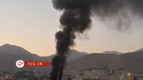   اولین تصاویری از آتش‌سوزی در محدوده نمایشگاه بین‌المللی تهران