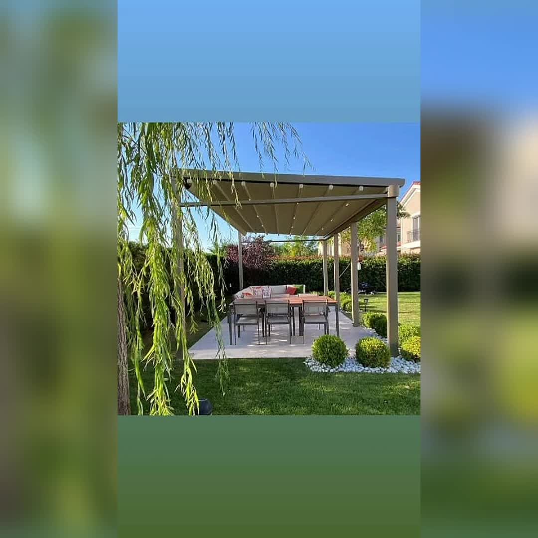 فروش ویژه سایبان های برقی باغ تالار رستوران کافه