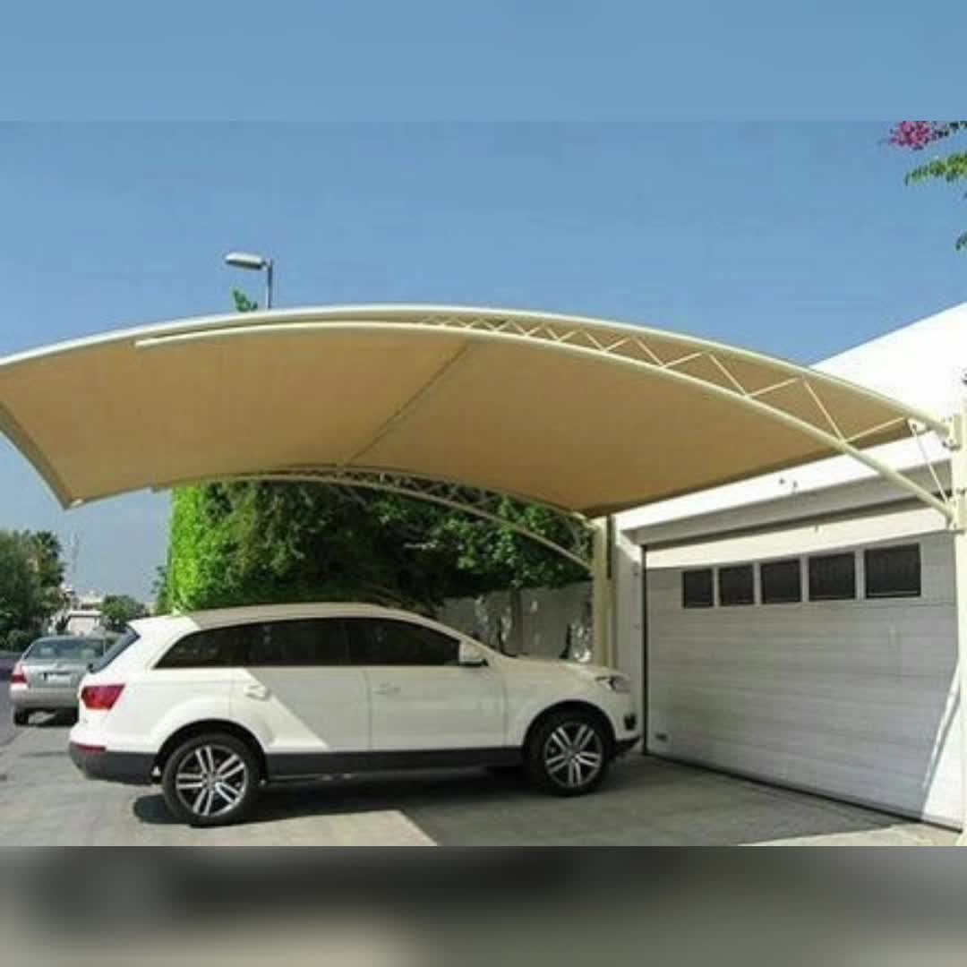 نصب و اجرای سایبان برقی و ثابت پارکینگ خودرو