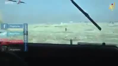   لحظه شوکه‌کننده زیر گرفتن یک تروریست داعشی در عراق با بلدوزر!