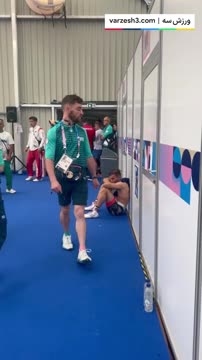 اشک‌های کشتی گیر کشورمان پس از باخت مقابل حریف قدر ژاپنی اش