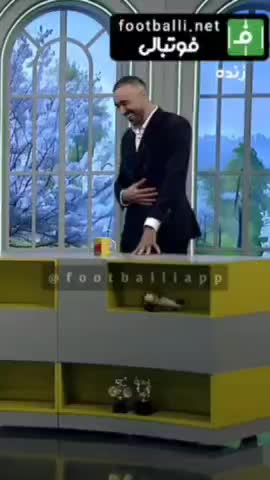 علی پاکدامن قهرمان شمشیربازی با مجری پرسپولیسی روی آنتن تلویزیون کل‌کل کرد!