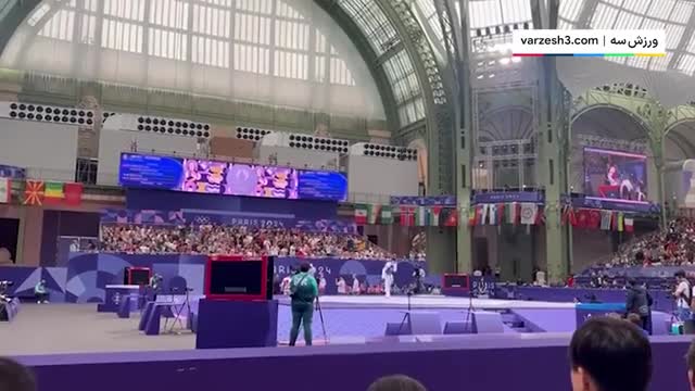 تماشاگران ورزشکار فلسطینی را حتی بعد از باخت هم تشویق کردند