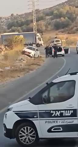   ویدیویی از محل وقوع عملیات تیراندازی در نزدیکی ایست بازرسی ترقومیا در شمال غرب الخلیل