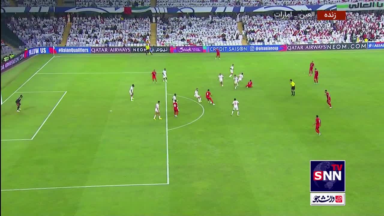   شوت بب‌نظیر مهدی قائدی و گل اول ایران به امارات در انتخابی جام‌جهانی