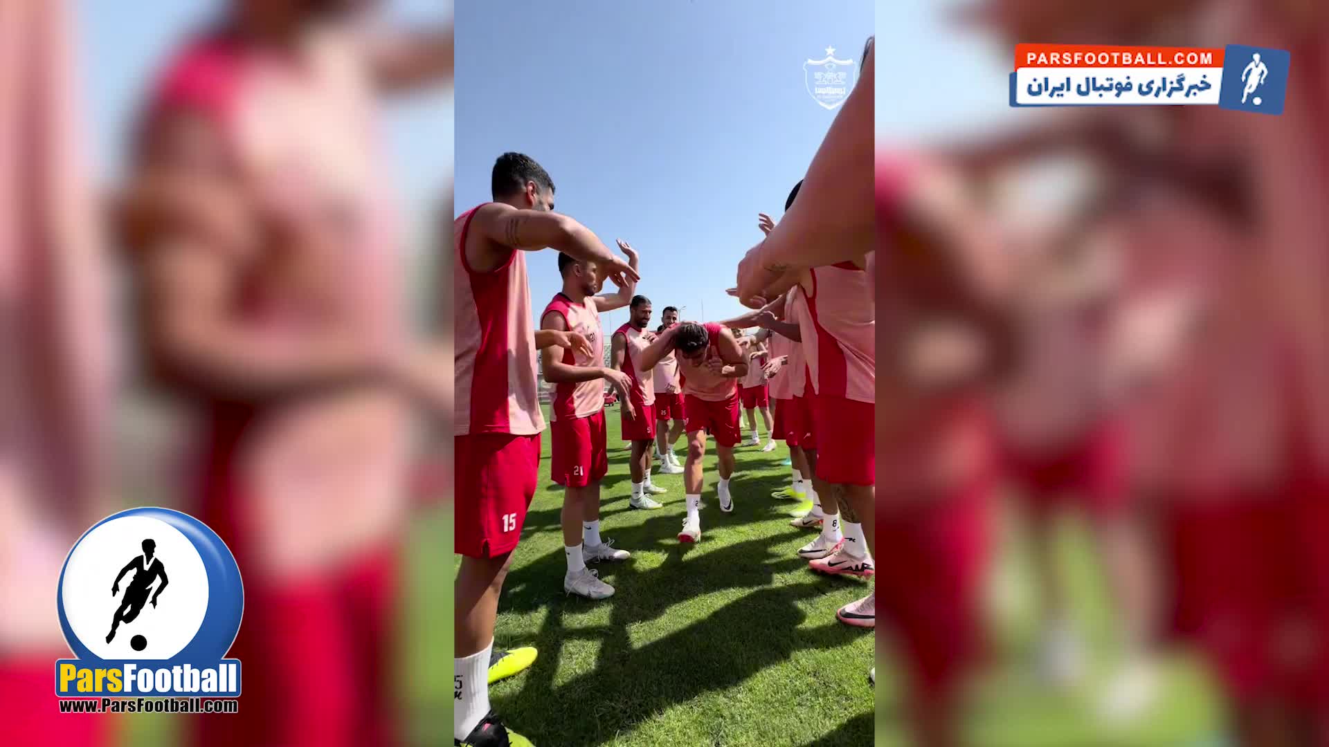 حرکت جنجالی سعید مهری در تمرین پرسپولیس که ندیده اید + سند