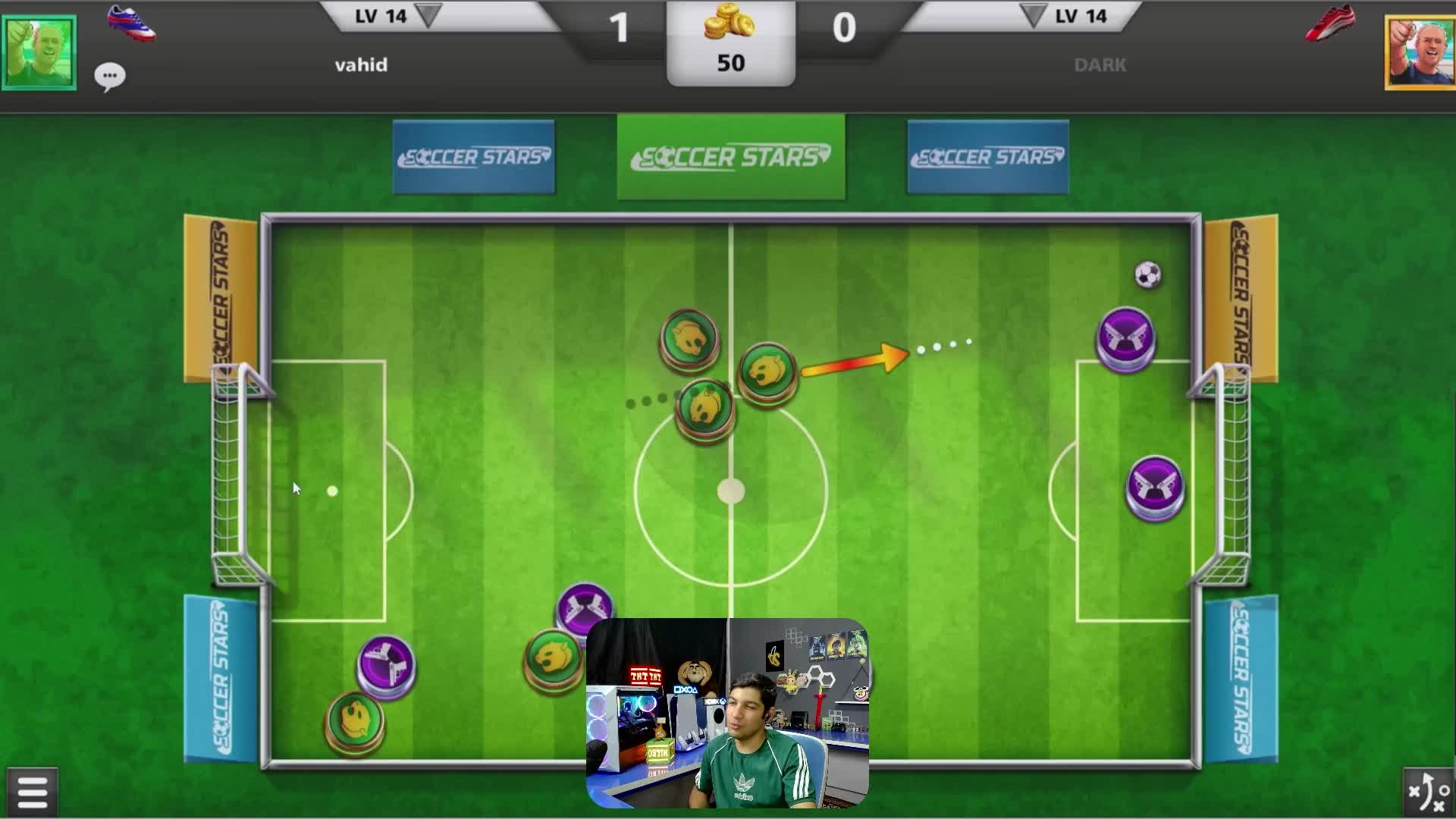 بازی باحال موبایلی فوتبال انگشتی Soccer Stars با دارکتاج - کی بهتره؟ #1