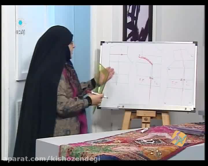 آموزش خیاطی: برش الگو مانتو و كت