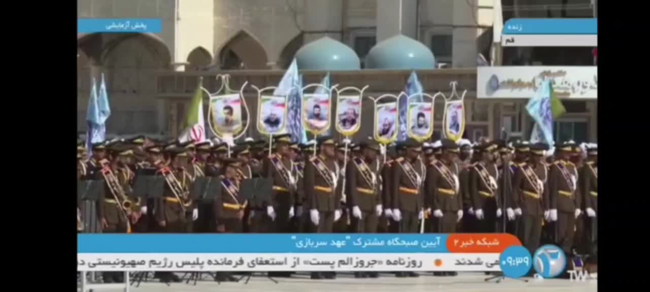   لحظه عجیب از حال رفتن یکی از دژبان‌های سپاه در مراسم عهد سربازی امام زمان (عج)