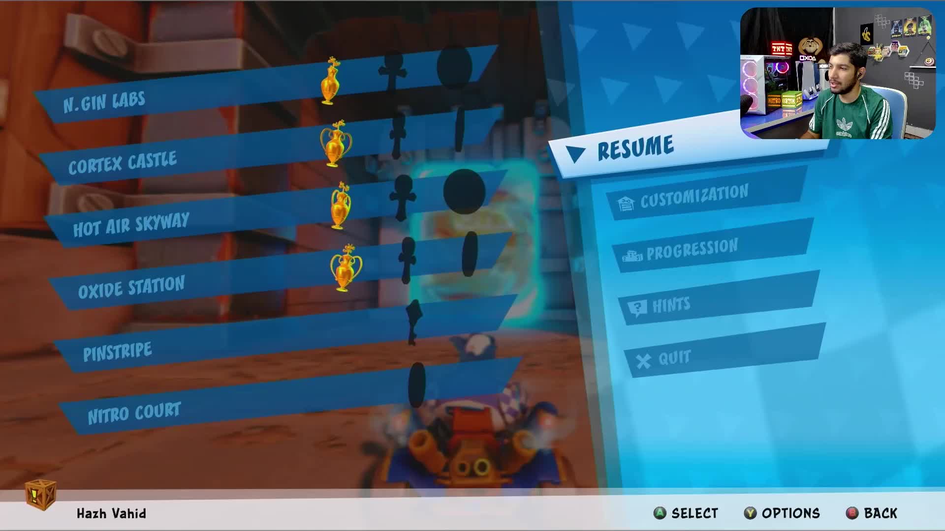 مسابقه نهایی با فضایی دیوانه... بازی کراش ماشینی روی ایکس باکس #7