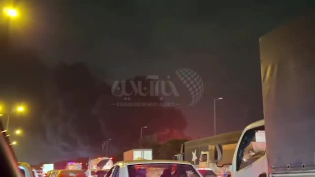   فوری؛ اولین تصاویر از آتش‌سوزی در حاشیه اتوبان آزادگان