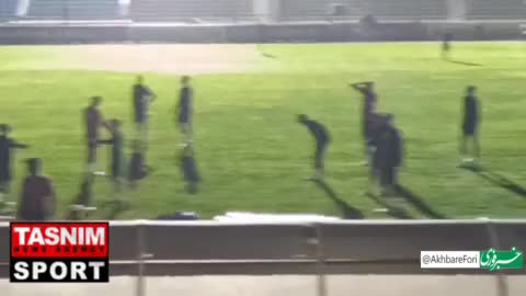   آبروریزی در ورزشگاه شهر قدس زمان ورود الغرافه؛ تمرین حریف زیر پروژکتورهای خاموش!