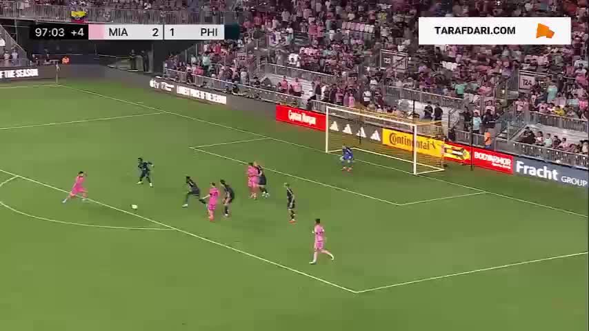   گل زیبای سوارز به فیلادلفیا روی پاس لیونل مسی