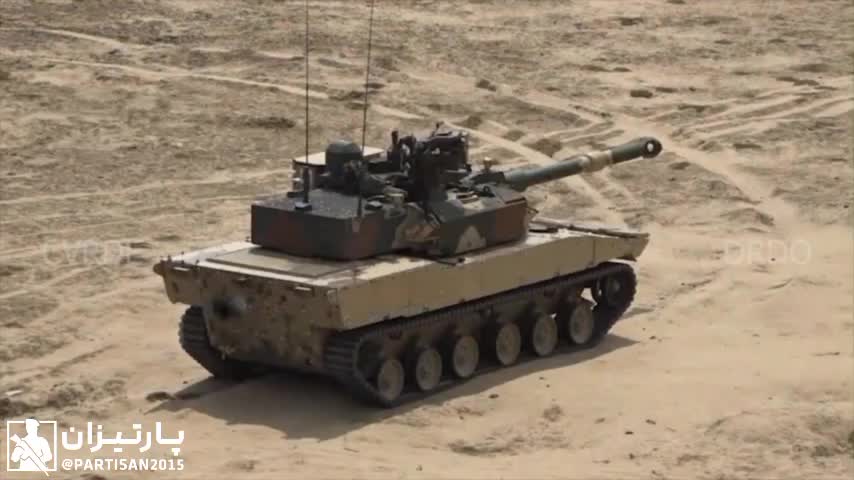   اولین آزمایش تانک سبک جدید هندی