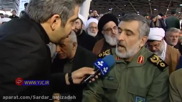 سردار حاجی زاده برای آمریکایی ها قاطعانه خط و نشان کشید