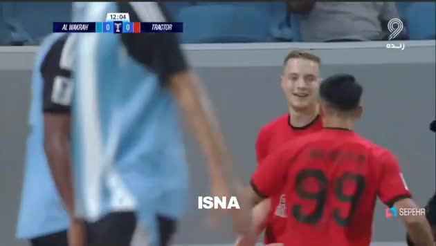   دو گل کمتر از 4 دقیقه برای تراکتور مقابل الوکره قطر