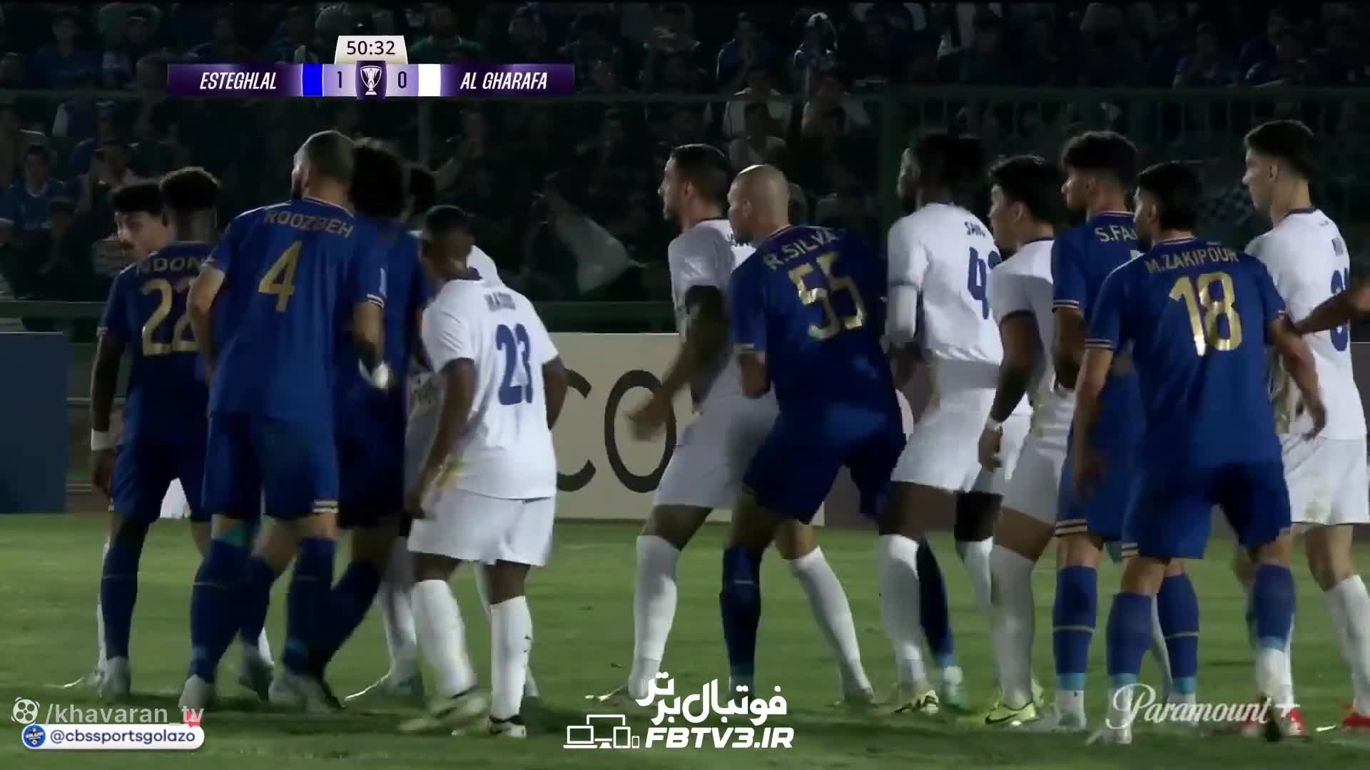 خلاصه بازی استقلال و الغرافه