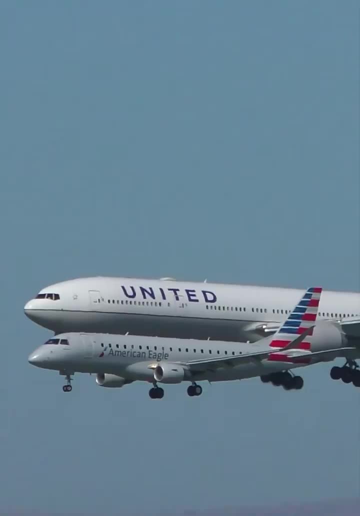   فرود موازی دو فروند هواپیما در فرودگاه سان فرانسیکو