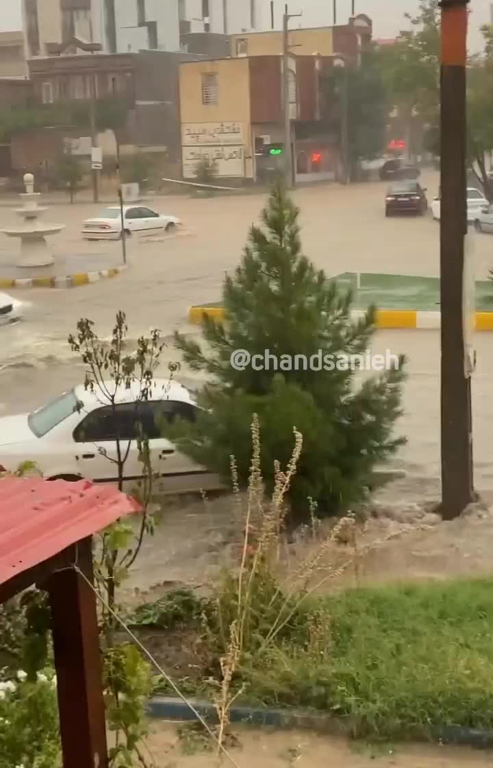   وقوع سیل در ماکو آذربایجان‌غربی