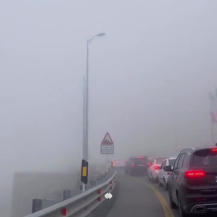   ترافیک سنگین در جاده چالوس