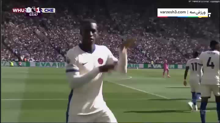   شادی گل جالب جکسون به سبک رقص مایکل جکسون!