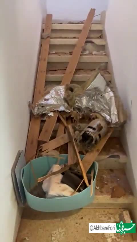   سقوط موشک‌های گنبد آهنین به داخل منزل اسرائیلی‌ها